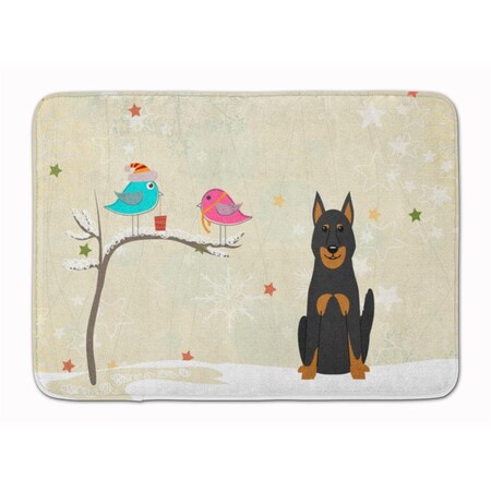 Carolines Treasures Christmas Presents Beauce Shepherd Dog Machine Washable Memory Foam Mat BB2552RUG